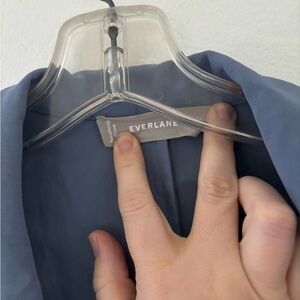 Everlane Japanese Go Weave Notch Shirtdress Size 12